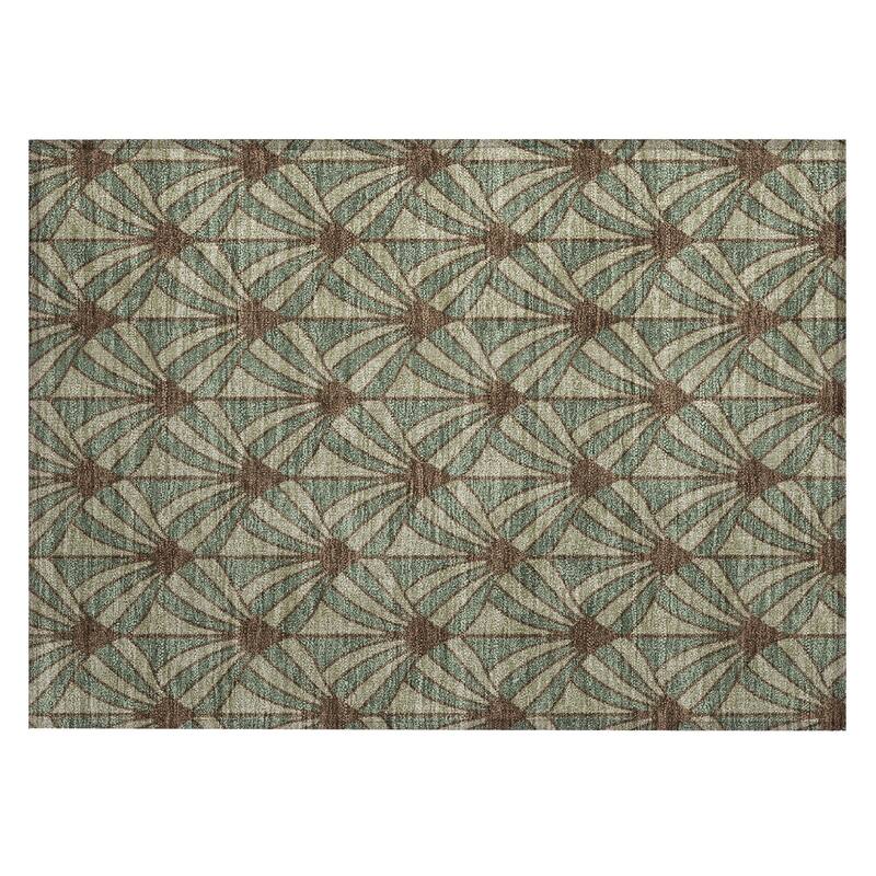 Machine Washable Indoor/ Outdoor Casual Kim Chantille Rug
