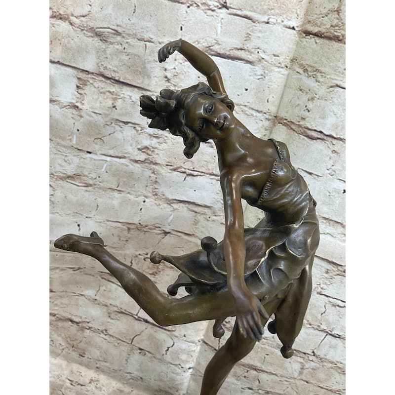Handmade Bronze Sculpture Museum Quality Dancer By Zach Masterpiece Figurine