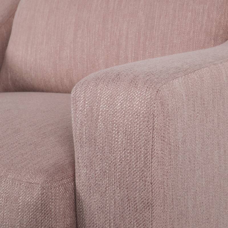 Halevy Contemporary Upholstered Club Chair by Christopher Knight Home