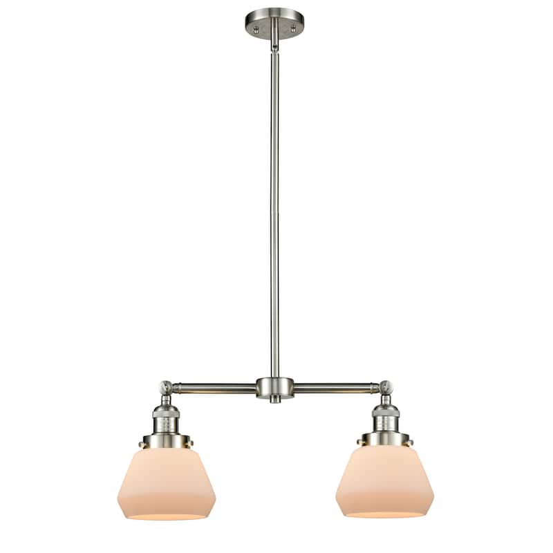 Innovations Lighting Fulton 2 Light 21" Wide Linear Chandelier