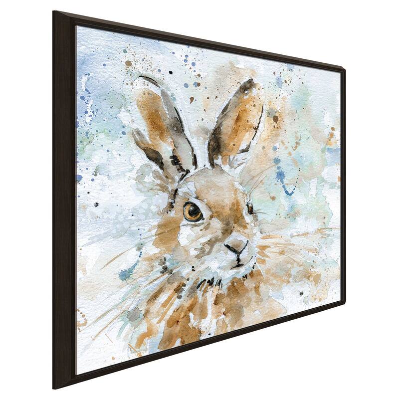 "Hare" by Carol Robinson Print on Floating Canvas