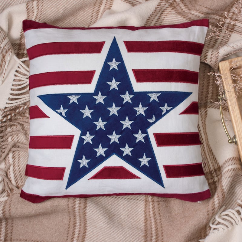 Porch & Den Tamango Star with Stripes Accent Pillows (Set of 2)