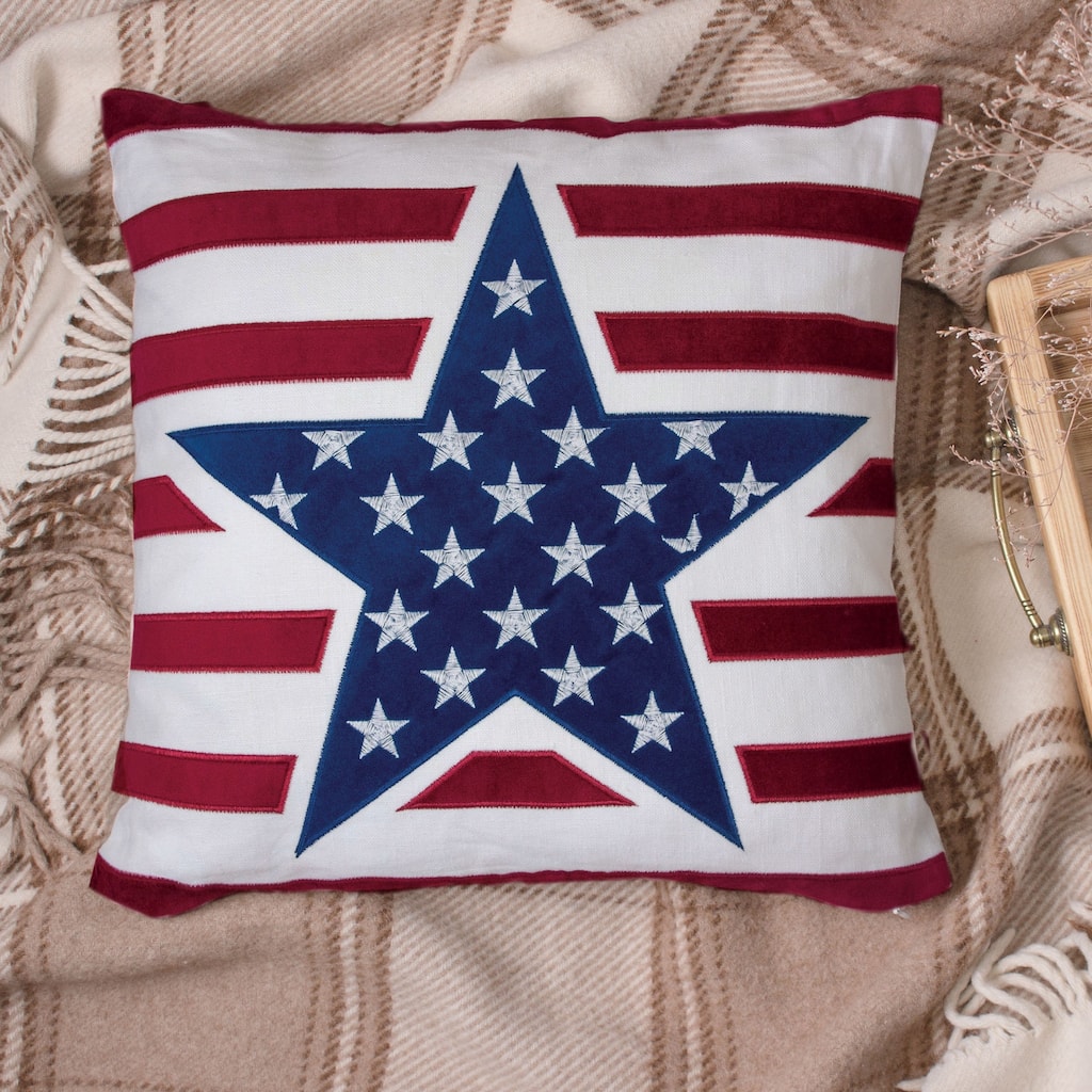 Porch & Den Tamango Star with Stripes Accent Pillows (Set of 2)