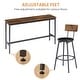 preview thumbnail 19 of 21, 4-Piece Bar Table Set, Counter Height Dining Set