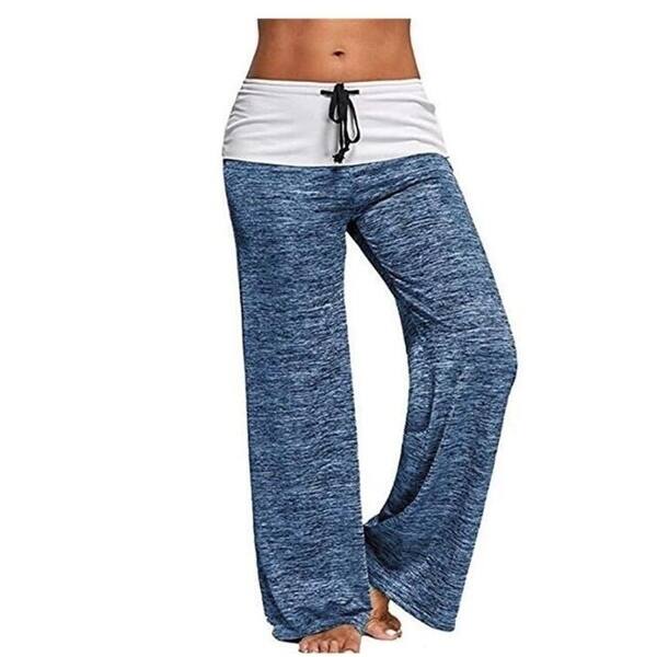 Shop Womens Pajama Pants Comfy Stretch Drawstring Palazzo Lounge