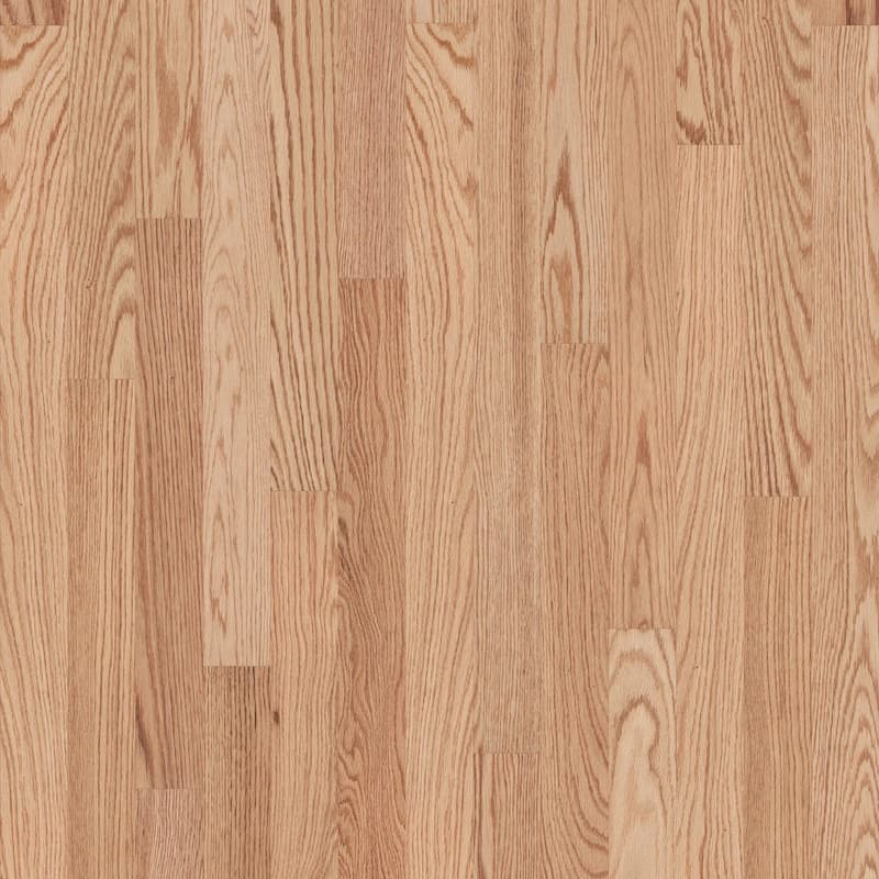 Shaw SW783 The Gallery 3" Wide Smooth Engineered Red Oak Hardwood - Natural Red Oak