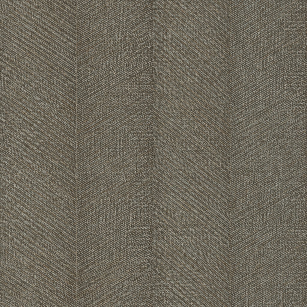 A-Street Prints Ione Evergreen Textured Chevron Wallpaper