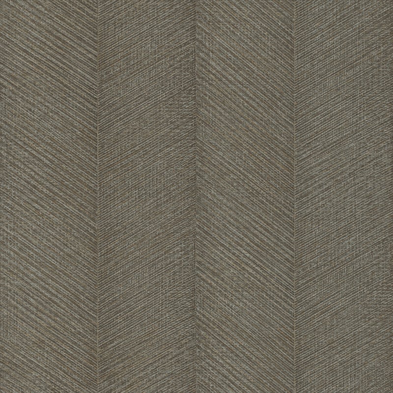 A-Street Prints Ione Evergreen Textured Chevron Wallpaper