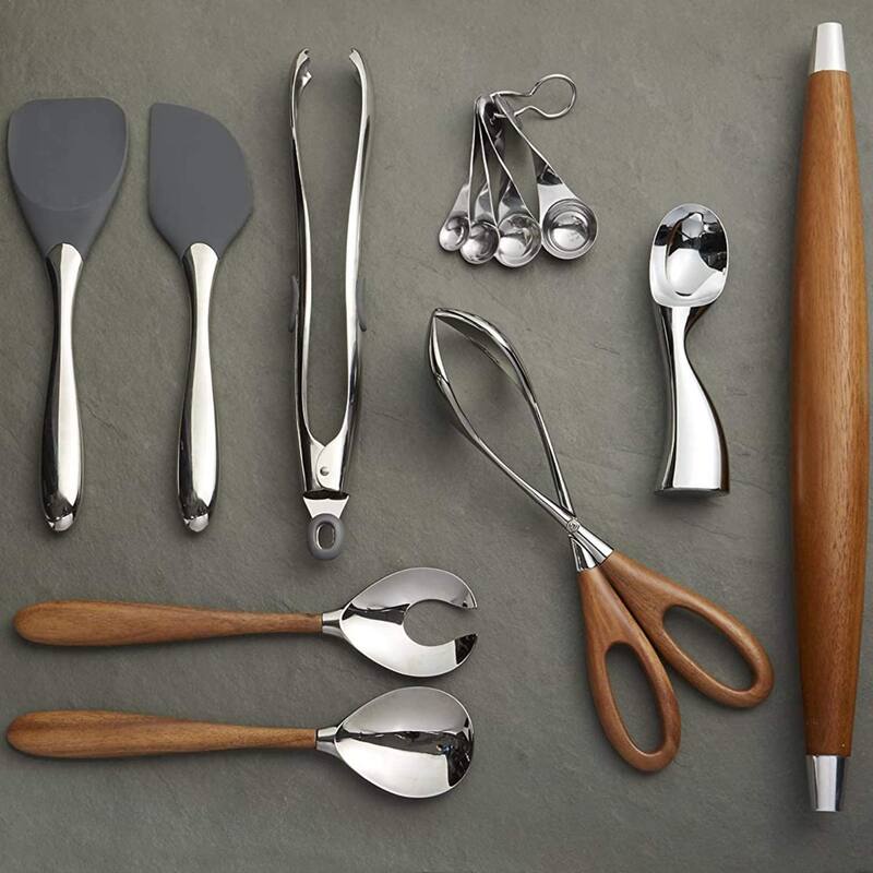 Nambe Novo French Rolling Pin - 4.75" 21" x 2.3"