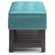 preview thumbnail 29 of 136, WYNDENHALL Essex 44 inch Wide Transitional Rectangle Ottoman Bench