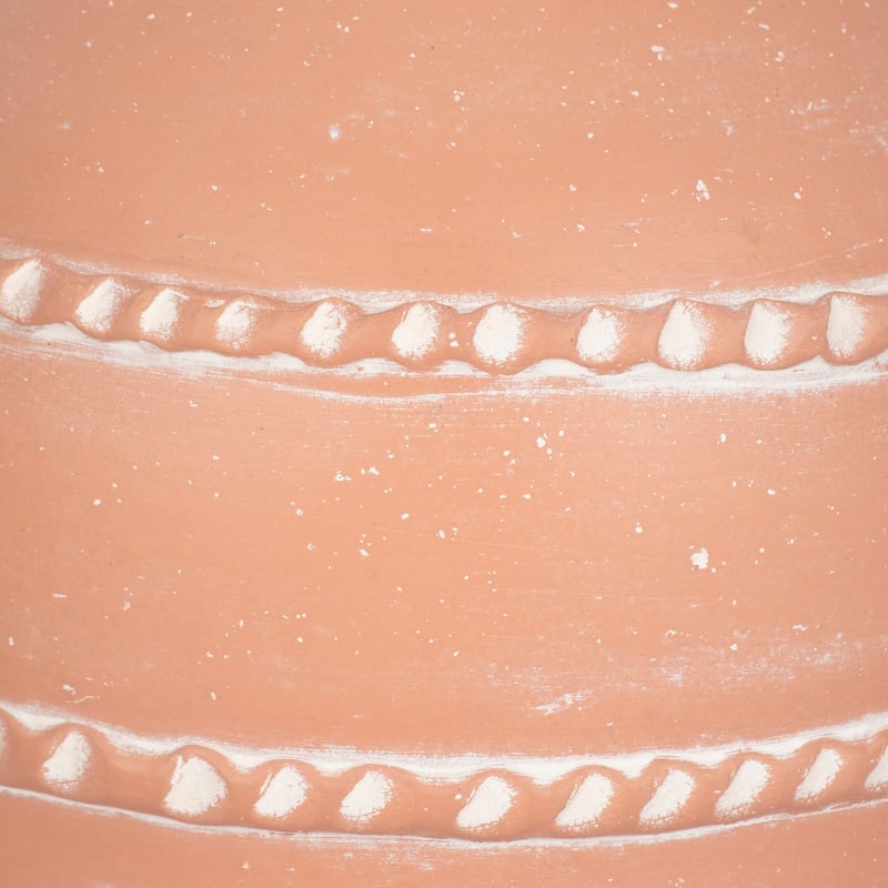 Pottery Terracotta Vase Artisan Style Traditional Classic Silhouette