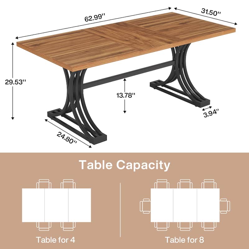 5FT Conference Table, Modern Meeting Table for Office Conference Room