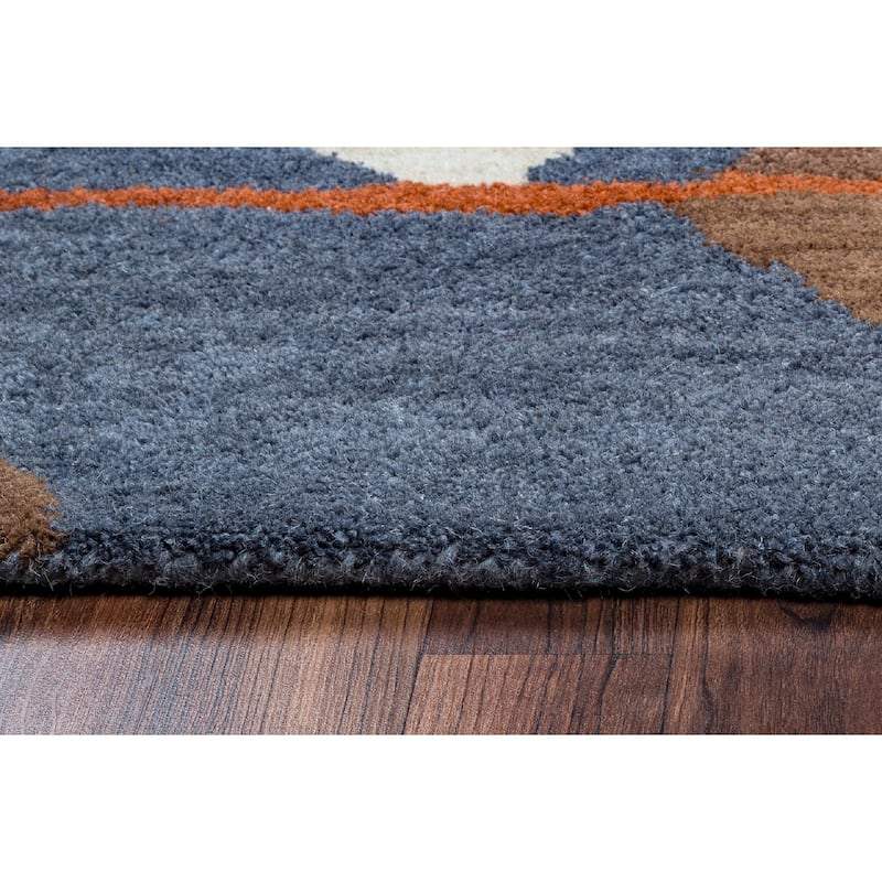 Alora Decor Pueblo Multi-colored Hand-tufted Wool Rug