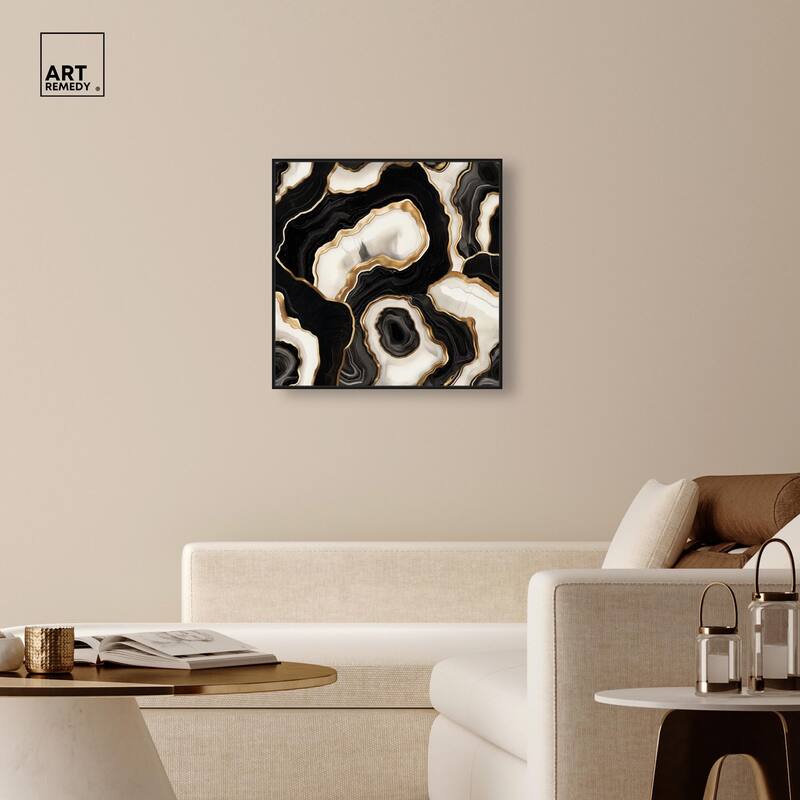 Coal Core Canvas by Art Remedy