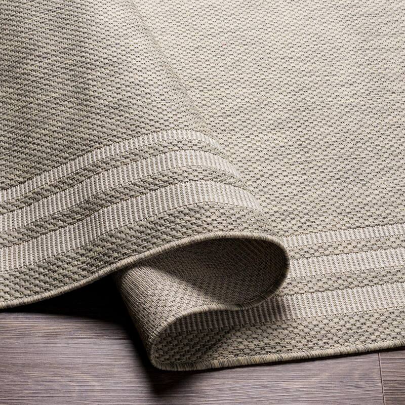 Livabliss Eagean Updated Traditional Stripe Indoor / OutdoorArea Rug