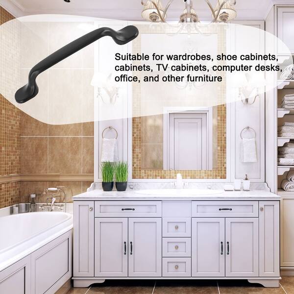 Shop 5pcs Cabinet Handles Euro Bar Handle Pulls Aluminum Alloy