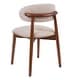 preview thumbnail 15 of 27, Modern Solid Wood Dining Chair with Upholstered Seat by GDFStudio