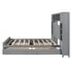 preview thumbnail 25 of 25, Versatility Queen Size Wooden Platform Bed Frame with All-in-One Cabinet, Built-in Power Outlet, Shelf and 4 Drawers