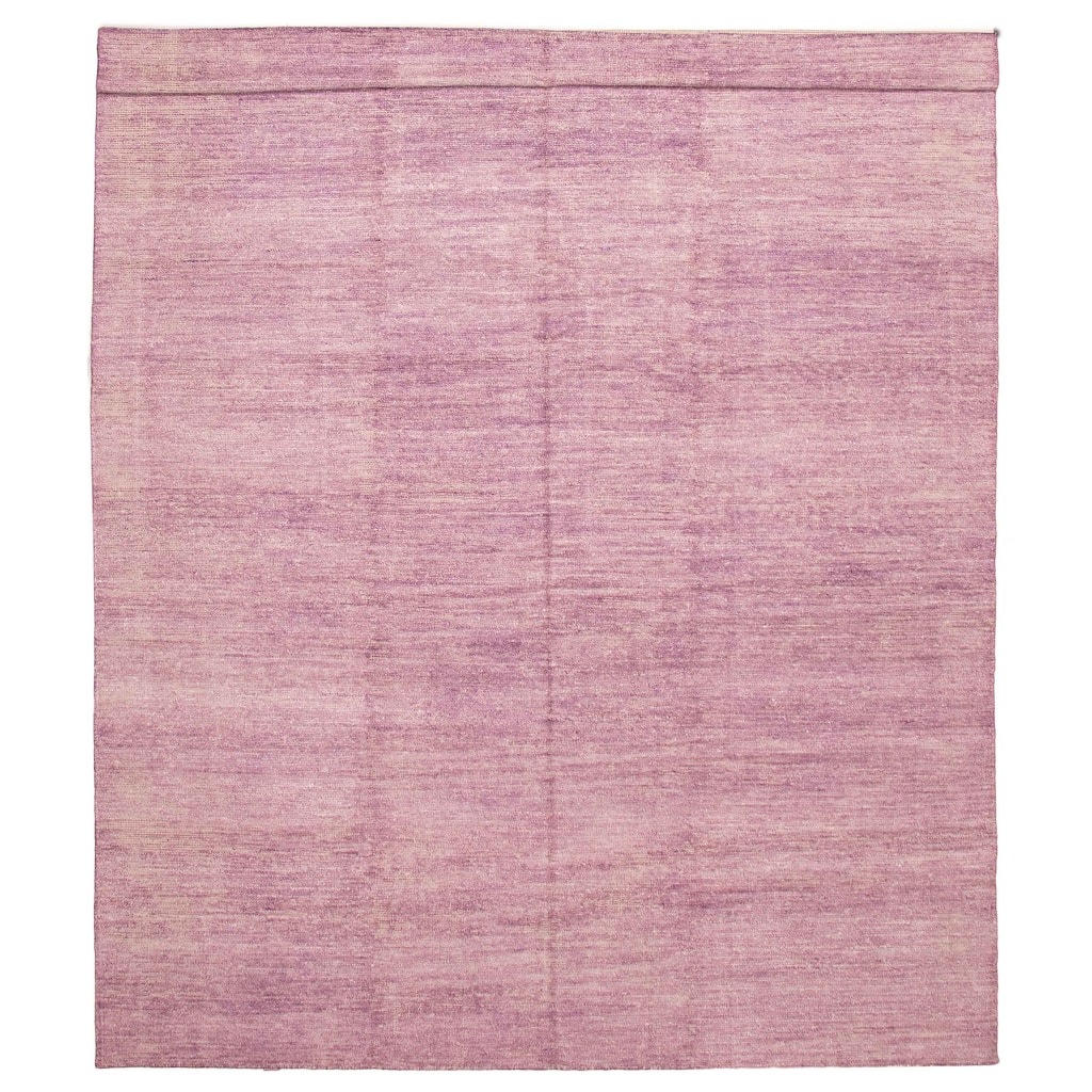 ECARPETGALLERY Hand-knotted Loreto Violet Silk Rug - 9'9 x 14'9