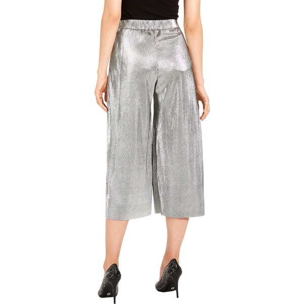 michael kors pants womens silver