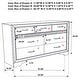 preview thumbnail 15 of 18, Miranda 4-piece Platform Storage Bedroom Set White