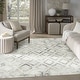 preview thumbnail 2 of 64, Nourison Dekor Indoor only Diamond Area Rug Grey/Charcoal - 7'10" x 9'10"