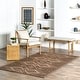 preview thumbnail 1 of 7, Nuloom Leith Geometric Cotton-Blend Area Rug 5' x 8' - Natural - Rectangle