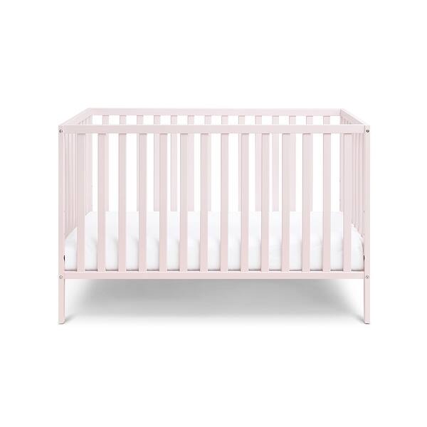 slide 2 of 7, Palmer 3-in-1 Convertible Island Crib Pastel Pink Pink