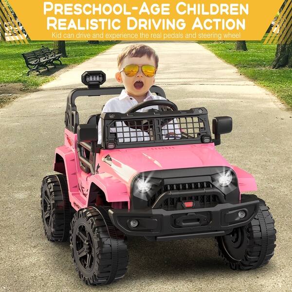 slide 2 of 6, 12V Electric Ride-On Truck