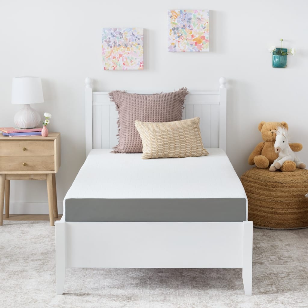 Linenspa 6-inch Cooling Gel Memory Foam Mattress with Green Tea Infusion - Medium Firm Feel