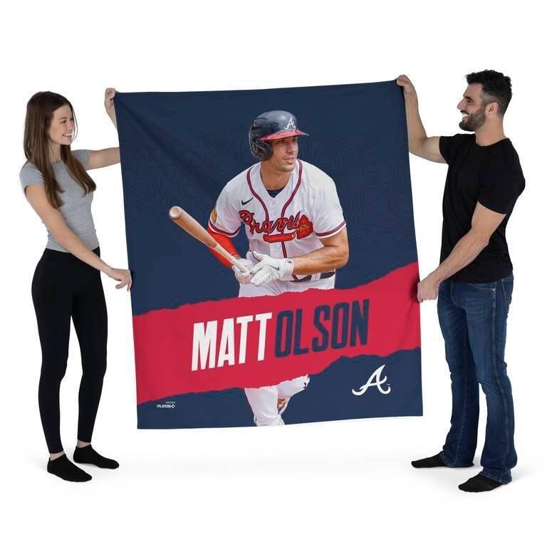 MLB Atlanta Braves Player Wall Hanging