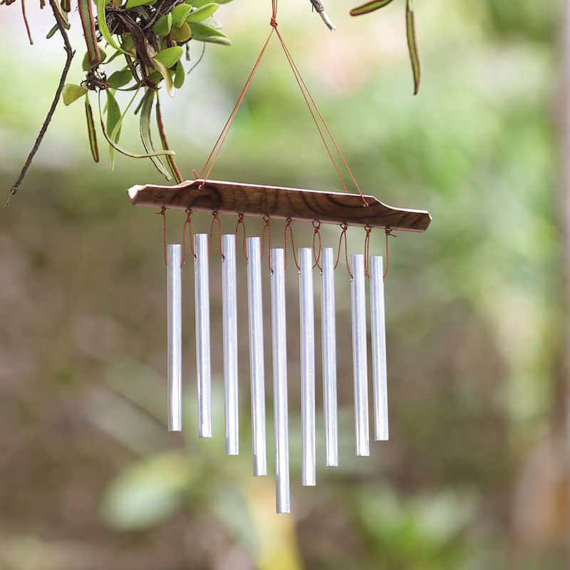 Novica Handmade Sounds Of Memories Bamboo Mini Wind Chimes