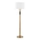 preview thumbnail 8 of 6, Silver Orchid Lupone 62" Metal Floor Lamp