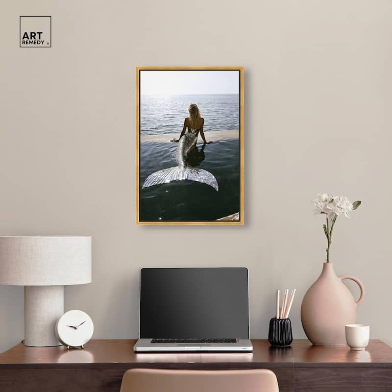 Mermaid Noon Canvas by Art Remedy
