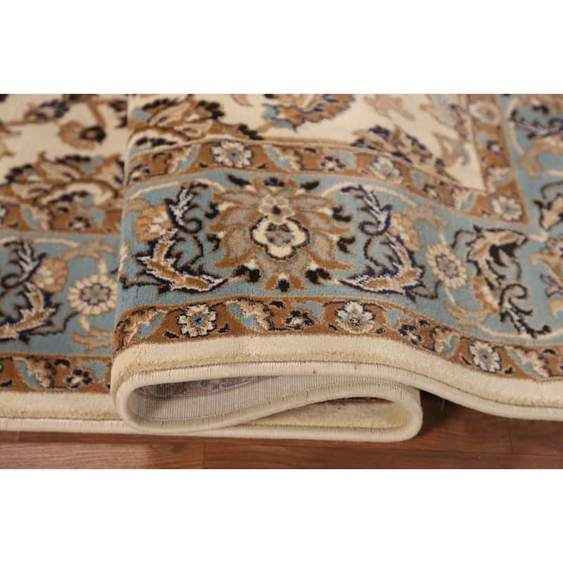 Floral Kashan Turkish Oriental Area Rug Machine Made Carpet - 4'4" x 6'2"