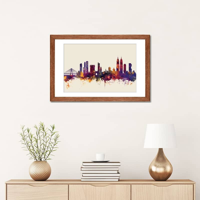 iCanvas "Mumbai (Bombay), India On Beige" by Michael Tompsett