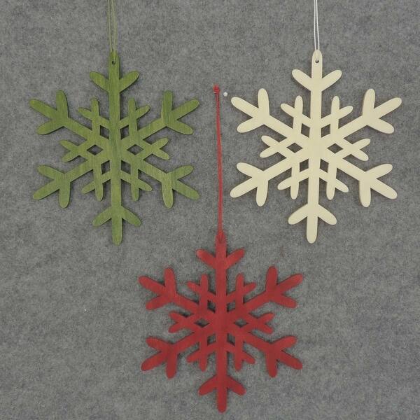Shop 6 Pcs 6 Inch Large Basic Snowflake Hanger Perfect For Winter