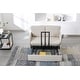 preview thumbnail 20 of 70, Velvet Loveseat Couch with Pull Out Bed Convertible Sleeper Sofa Bed