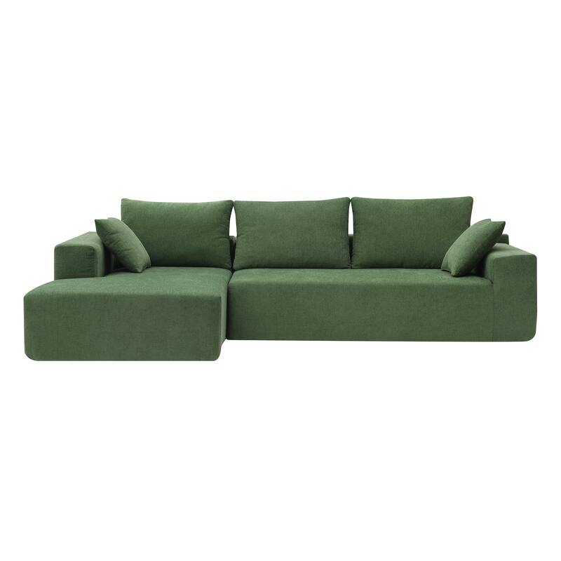 Modular Sectional Living Room Sofa Set Modern Minimalist Style
