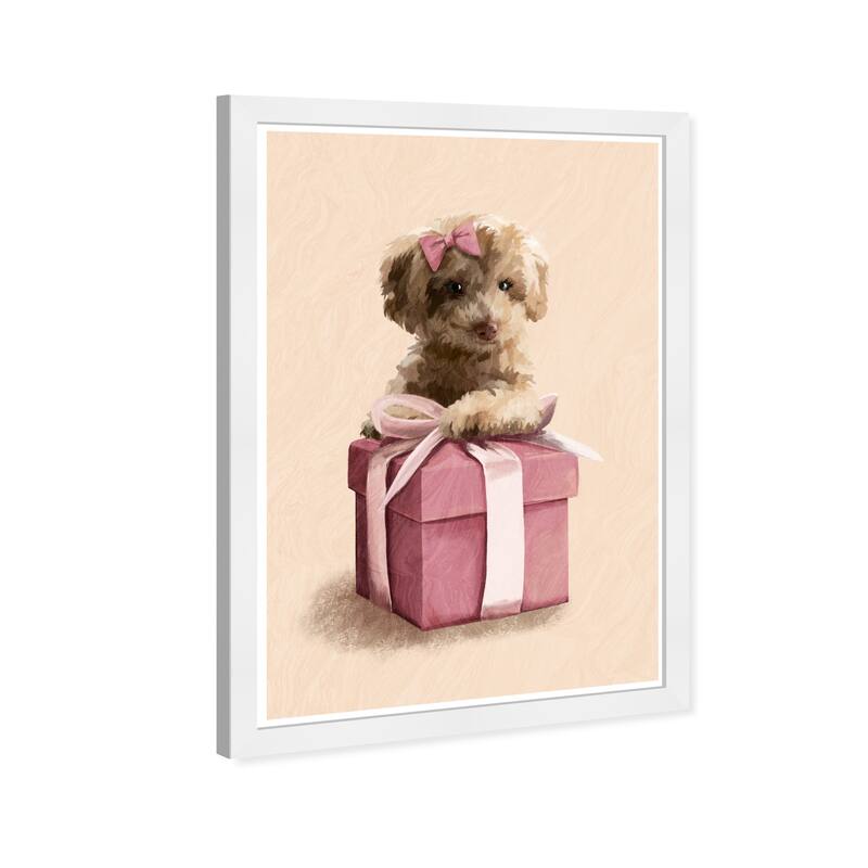 Wynwood Studio Prints Animals Perfect Gift Pink and Modern & Contemporary Wall Art Canvas Print