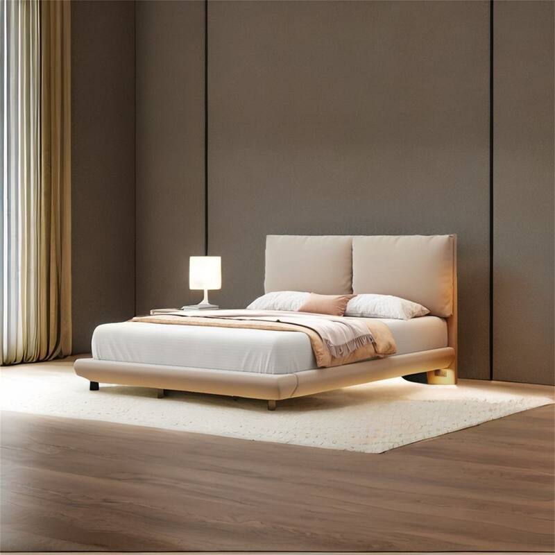 Full Size Upholstered Platform Bed