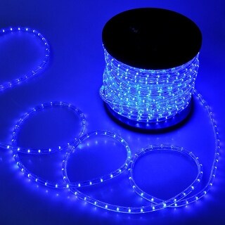Arksen 150' LED Crystal Clear PVC, Customizable Length Flexible Holiday ...