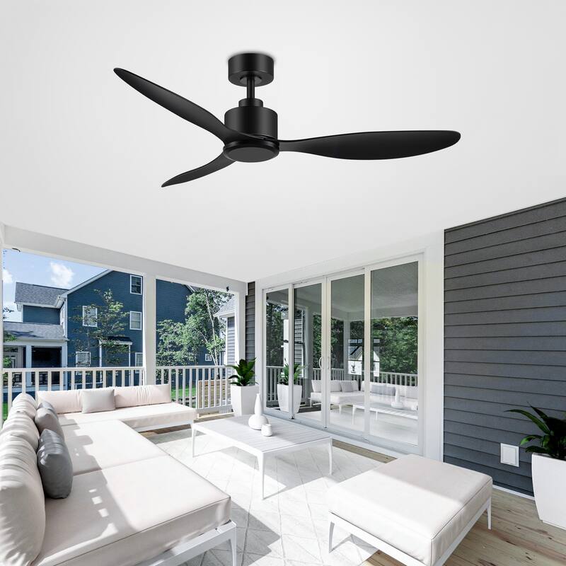 42/52-inch Indoor Ceiling Fan with Remote without Light(3-Blade)