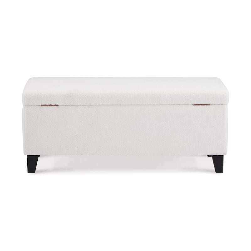 Breanna Floral Upholstered Storage Ottoman by Christopher Knight Home