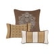 preview thumbnail 26 of 38, Madison Park Venetian 6 Piece Jacquard Quilt Set with Throw Pillows