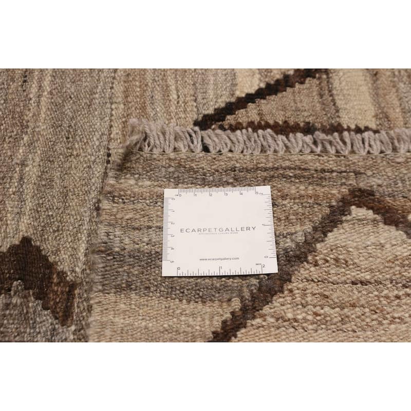 Sivas Taupe Kilim 5'0" x 6'4" - 5'0 x 6'4