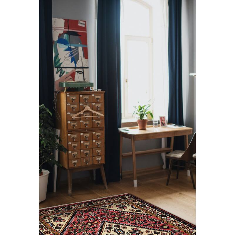 ECARPETGALLERY Hand-knotted Andelz Dark Copper Wool Rug - 3'3 x 4'7