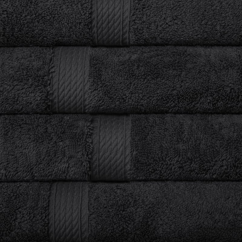 Superior Egyptian Cotton Pile Heavyweight Hand Towel Set of 4