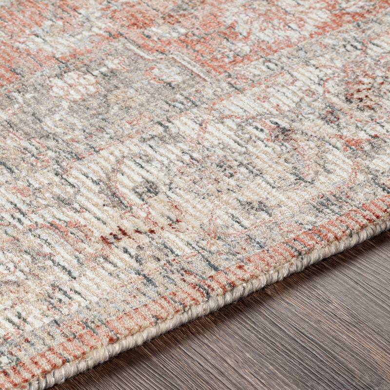 Quinne Traditional Wool/Viscose Handmade Area Rug