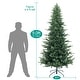 preview thumbnail 14 of 17, Prelit Artificial Christmas Tree – Realistic Nordic Design with Warm LED Lights for a Cozy Holiday Ambiance